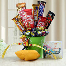 Mug, Rakhi with Chocolates,