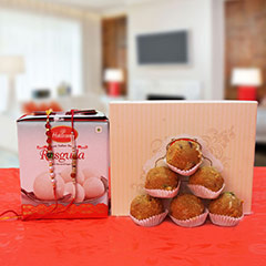 Rakhi,Haldiram's Besan Laddu,Gulab Jamun