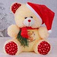 Teddy with santa cap(18 inch)