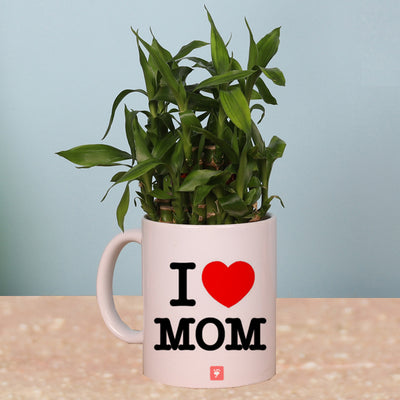 Mom's Mug with bamboo