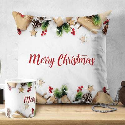 Personalized  Christmas Cushion N Mug