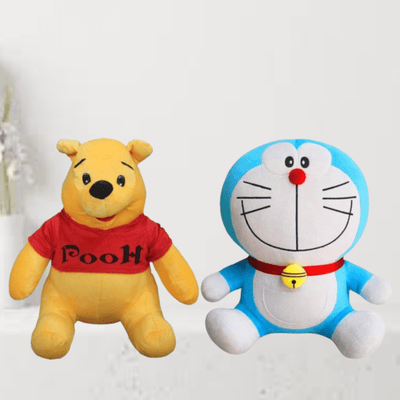 Pooh With Doremon