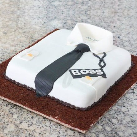 Online Officially The Best Boss Printed Cake Gift Delivery in UAE - FNP