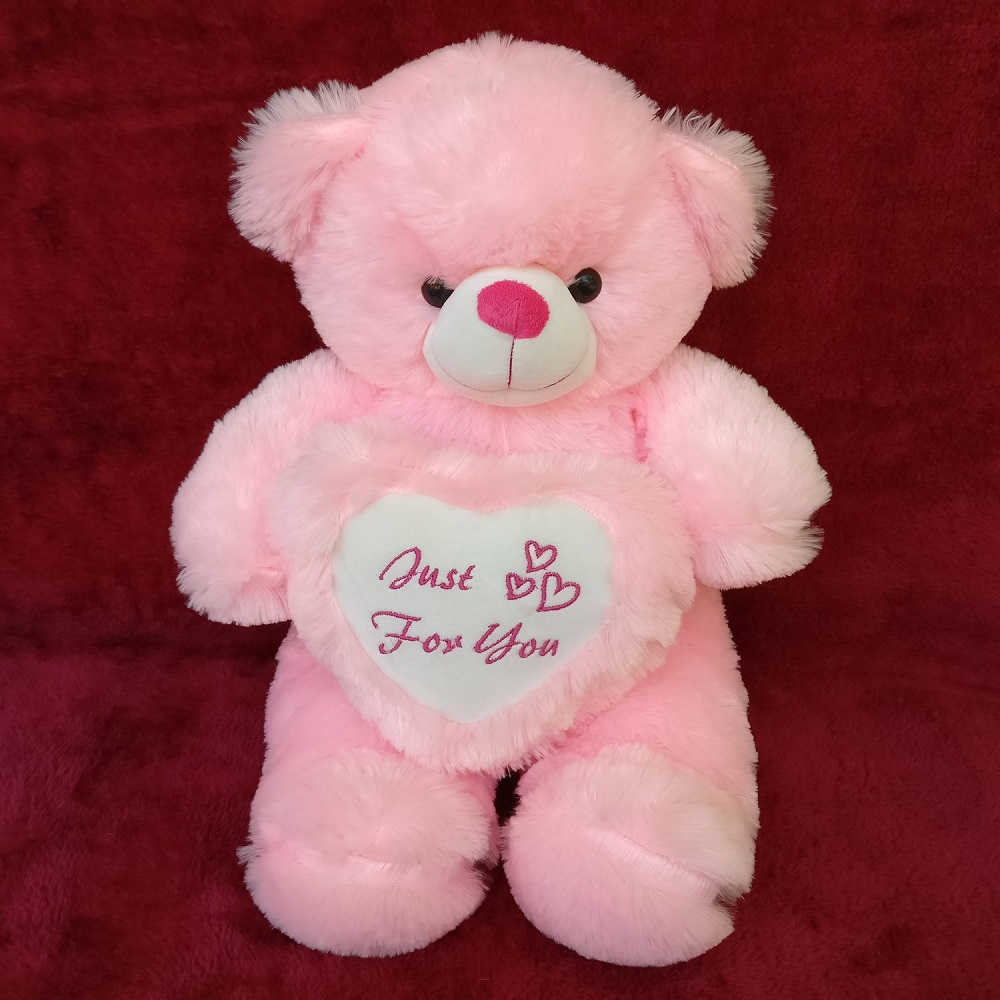 rose colour teddy bear