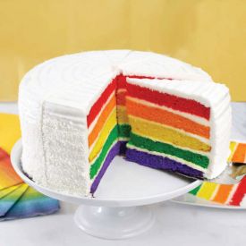 Rainbow Decorated Cake
