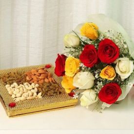 Roses With Dry Fruit