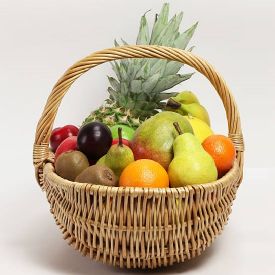 Seasonal Fruits with Basket