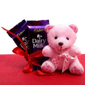 Teddy Bear & Cadbury Dairy milk