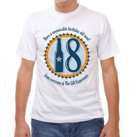 18th birthday personalized t-shirt