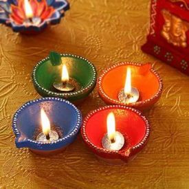 Handpainted Decorative Diya For this Diwali