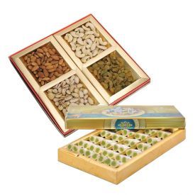 kaju Roll Box with Mixed Dry Fruits