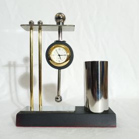 Table Clock with Pen Stand