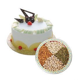 Pineapple Cake with Mixed Dry Fruits