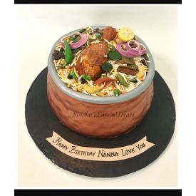 Biryani Theme Cake