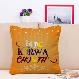 Happy Karwa Chauth Cushion