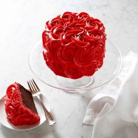 Flowery design cake