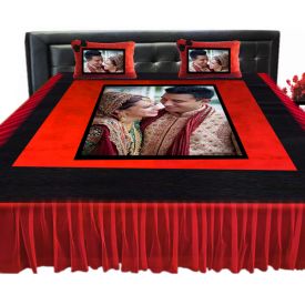 Personalized Wedding Bed Sheet