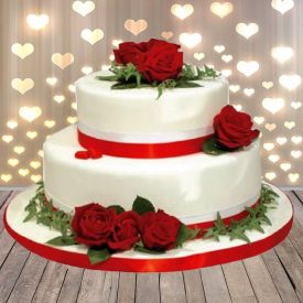 Wedding Roses cake