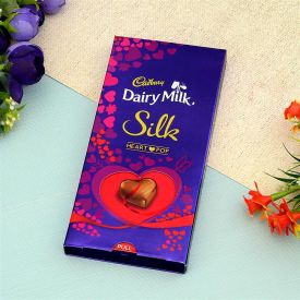 Dairy Milk Silk Heart Pop Chocolates