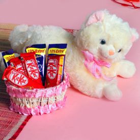 Soft Toy With Chocolates
