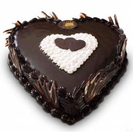 Heart Shaped Love Truffle Cake