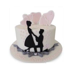Engagement love Cake