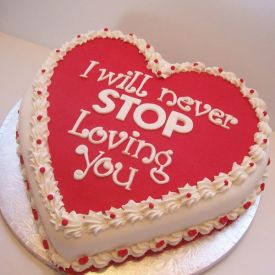 Never stop loving cake