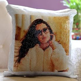 Personalised Magic Sequin Cushion