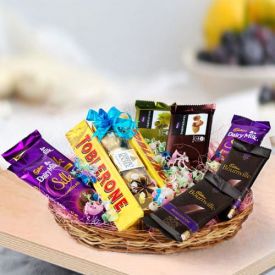 A Basket of Mixed chocolates Hamper