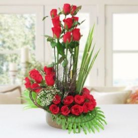 Roses arrangements in 3- layer