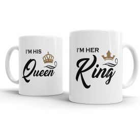 King Queen Mugs