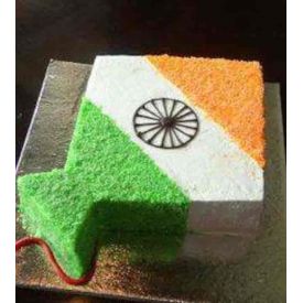 National Tricolor Chocolate Cake
