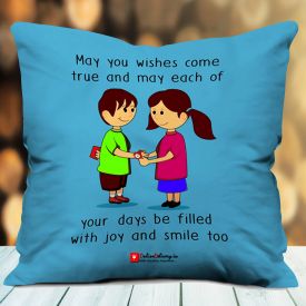 Cushion With Lovely Quote