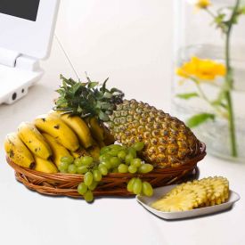 Pineapple With Grapes Combo
