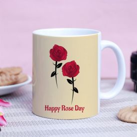 Coffee Mug Rose Day