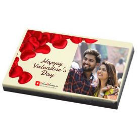Photo on Chocolate bar - Valentines Day Gift