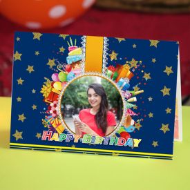 Happy Birthday Personalized Photo Greeting card