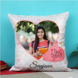 Persoanlized Love You Cushion