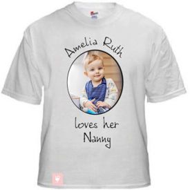 Personalized Round Neck Cotton T-Shirt