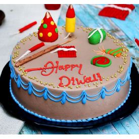 Special Diwali Crackers Cake