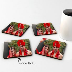Personalized Square Wooden Coasters