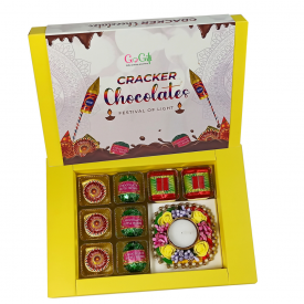 Diwali Crackers Chocolates With Candle