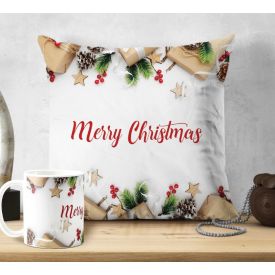 Personalized Christmas Cushion N Mug