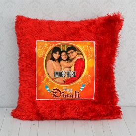 Red Cushion For Diwali