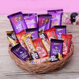 Basket of Mixed special Chocolates