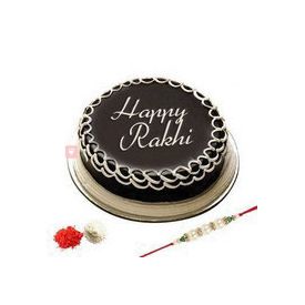 Rakhi with 1/2 kg Chocolate cake