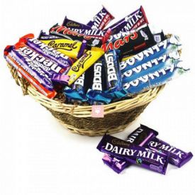 A Basket of 45 Mixed chocolates