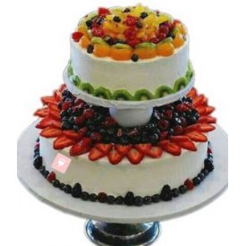 2 tier Fruit Cake