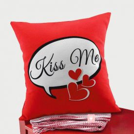 Kiss Me Cushion with filler