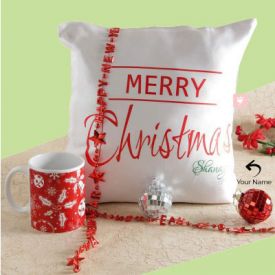 Personalized Pillow And Mug with 2 ball